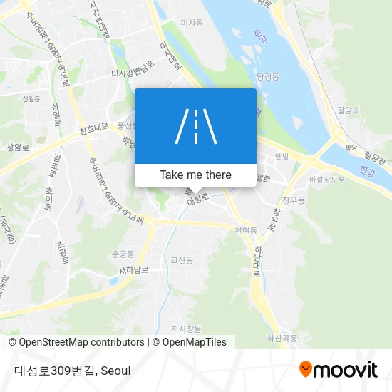 대성로309번길 map