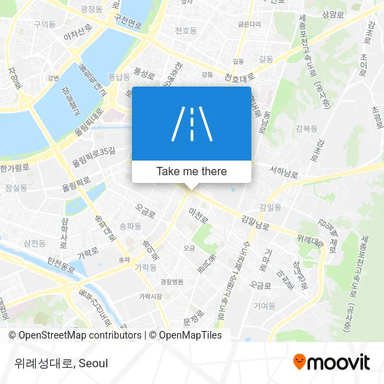 위례성대로 map