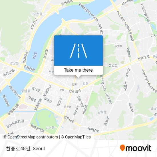 천중로48길 map