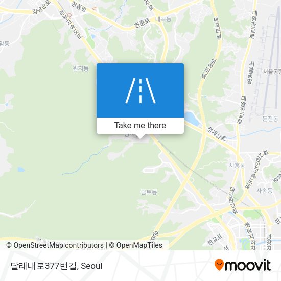 달래내로377번길 map