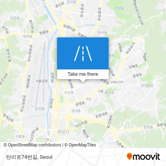 탄리로74번길 map