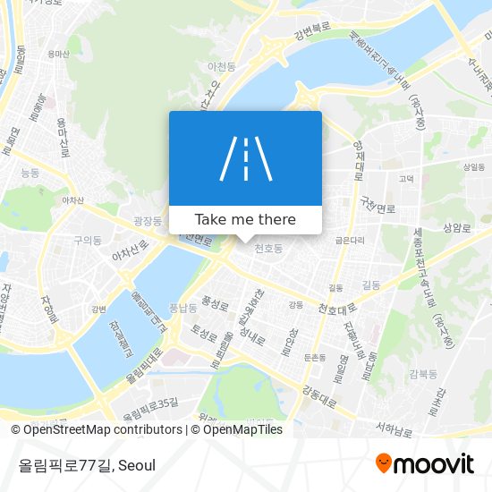 올림픽로77길 map