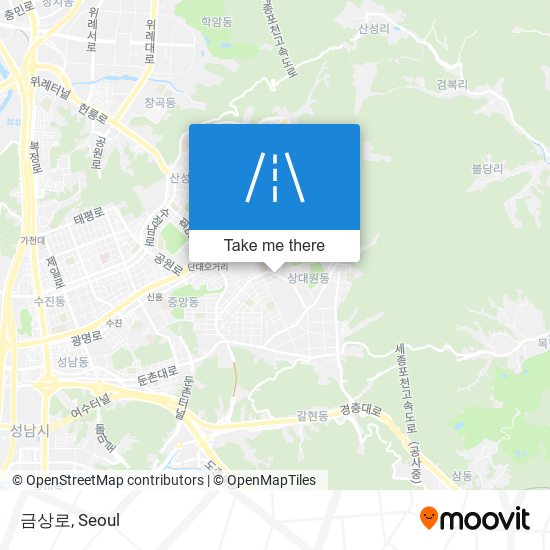 금상로 map