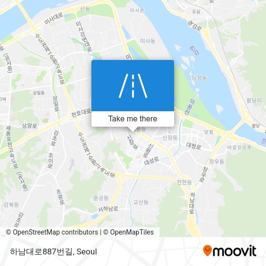 하남대로887번길 map