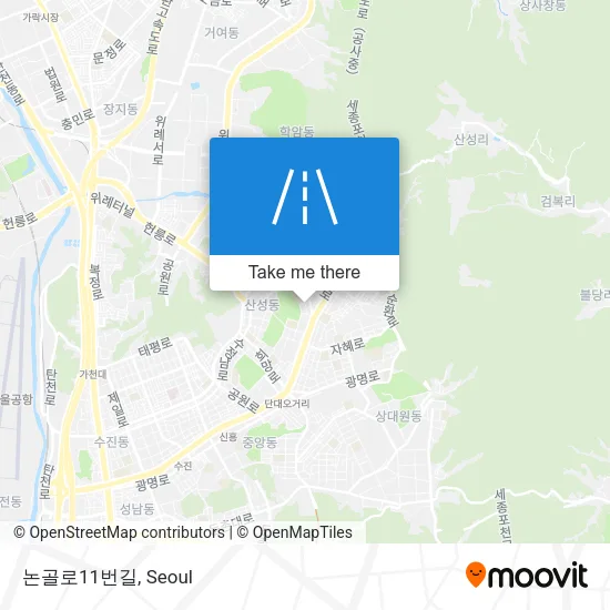 논골로11번길 map