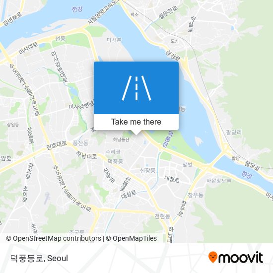 덕풍동로 map