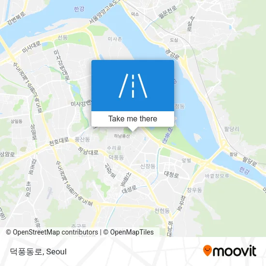 덕풍동로 map
