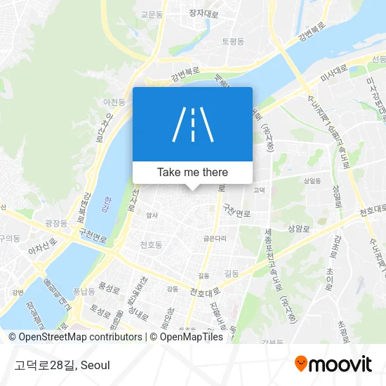 고덕로28길 map