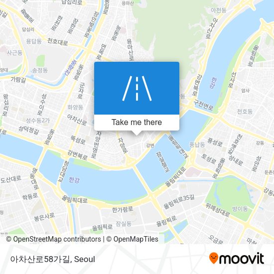 아차산로58가길 map