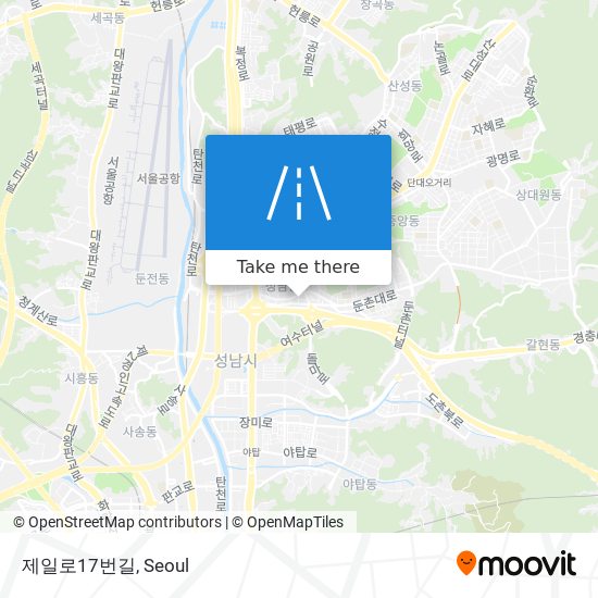 제일로17번길 map