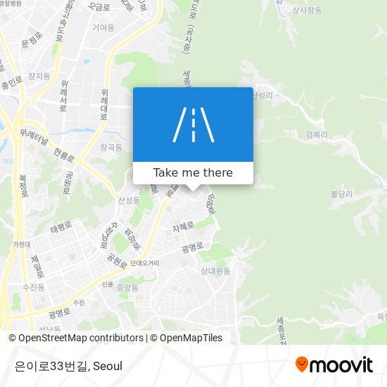 은이로33번길 map