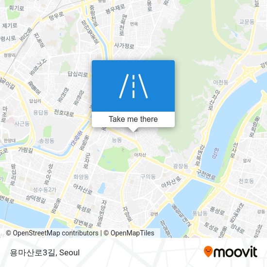 용마산로3길 map