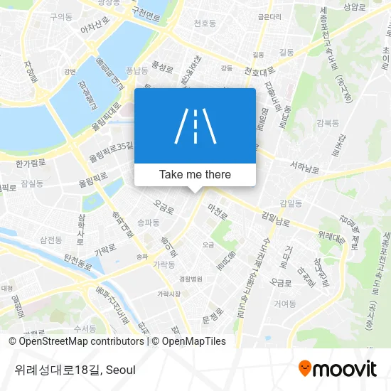 위례성대로18길 map