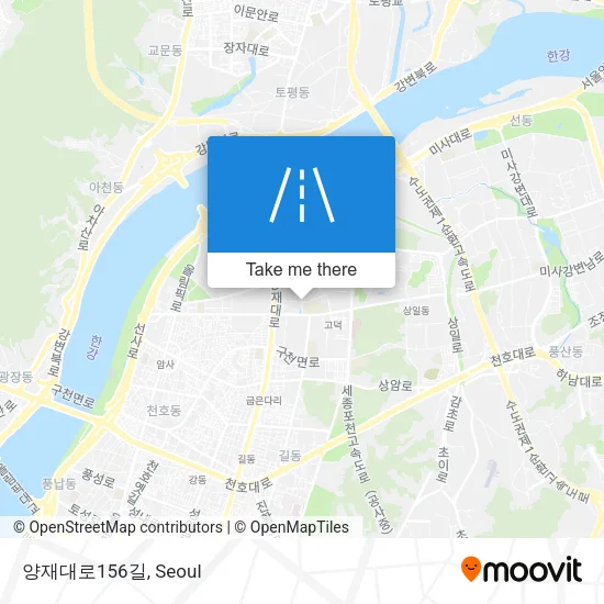 양재대로156길 map