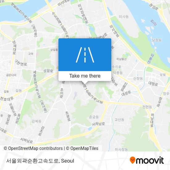 서울외곽순환고속도로 map