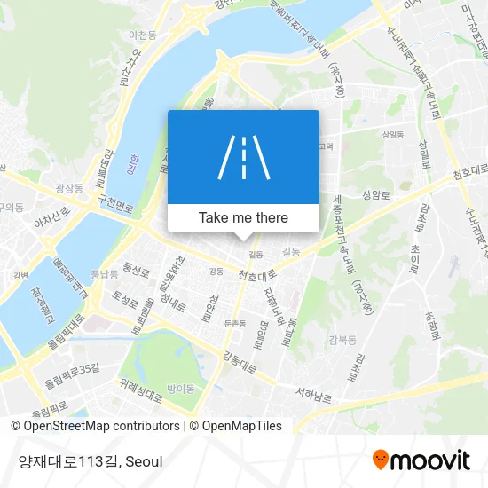 양재대로113길 map