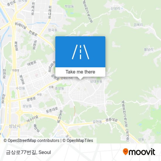 금상로77번길 map