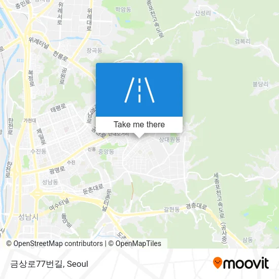 금상로77번길 map