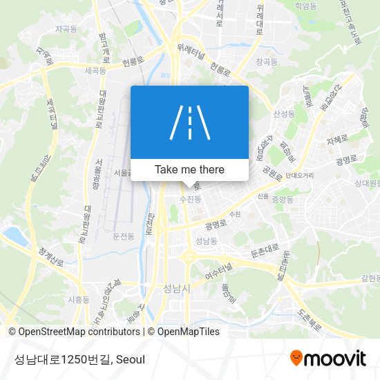 성남대로1250번길 map