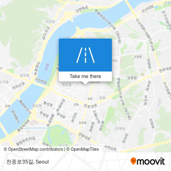 천중로35길 map