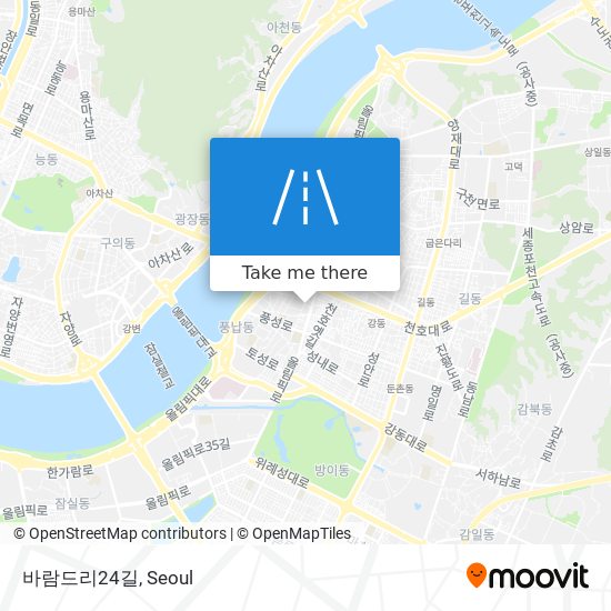 바람드리24길 map