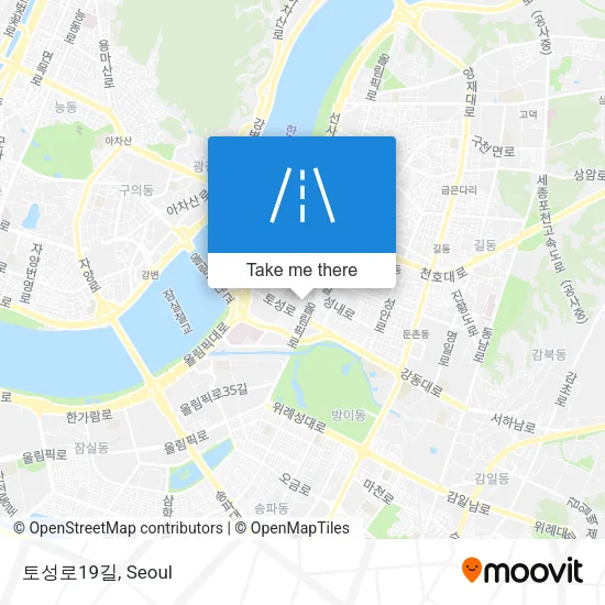 토성로19길 map