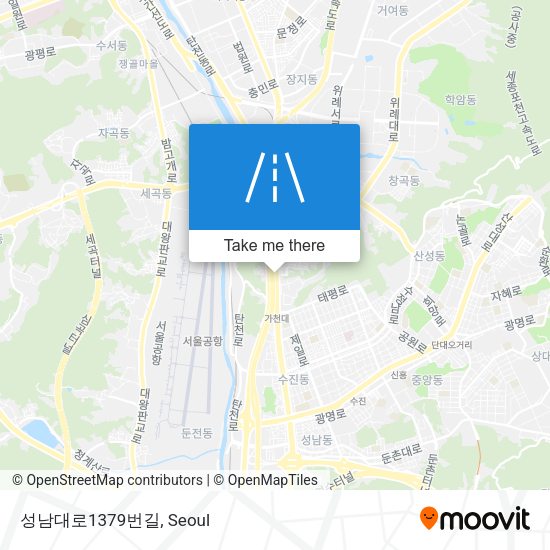 성남대로1379번길 map