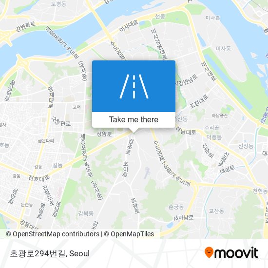 초광로294번길 map