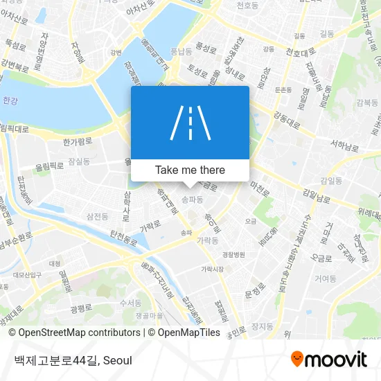 백제고분로44길 map