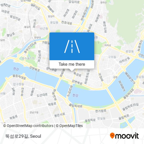 뚝섬로29길 map