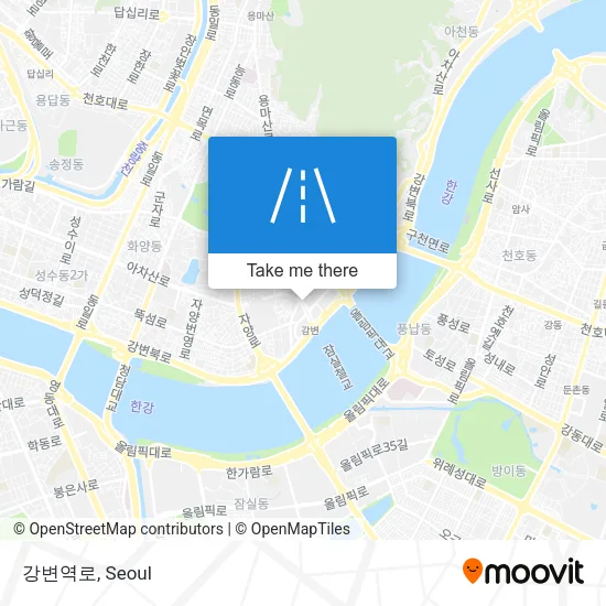 강변역로 map