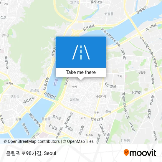 올림픽로98가길 map