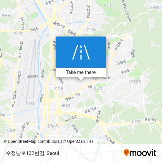 수정남로132번길 map