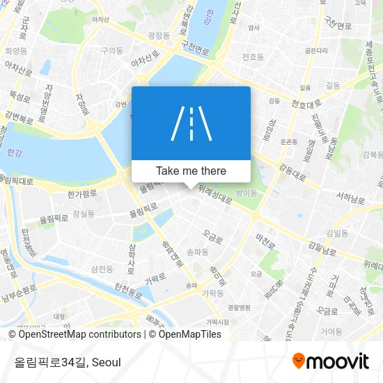 올림픽로34길 map