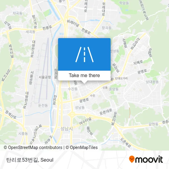 탄리로53번길 map