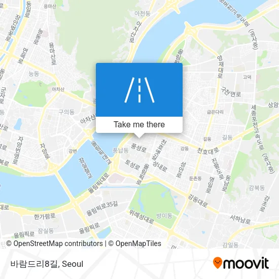 바람드리8길 map