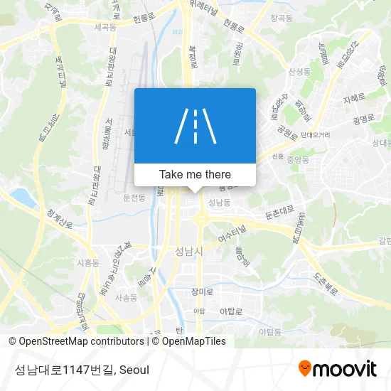 성남대로1147번길 map