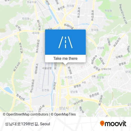 성남대로1298번길 map