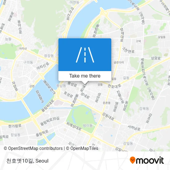 천호옛10길 map
