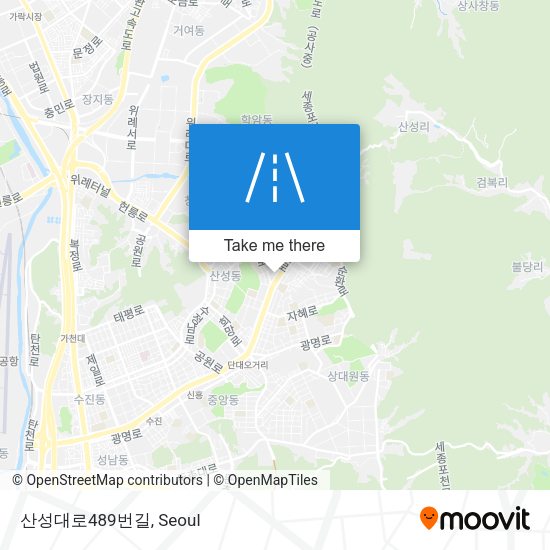 산성대로489번길 map