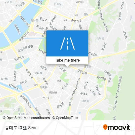 중대로40길 map