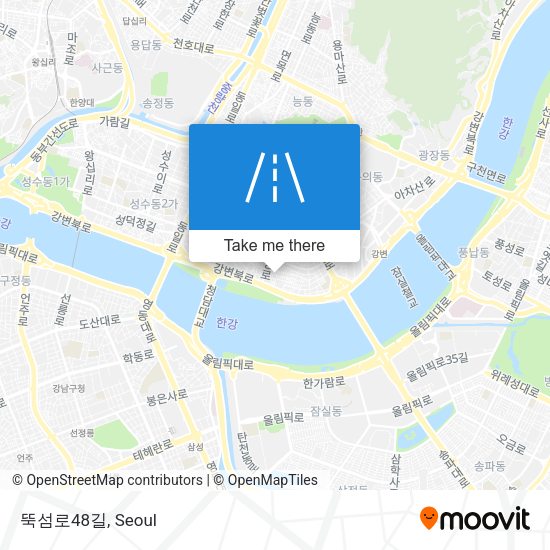 뚝섬로48길 map