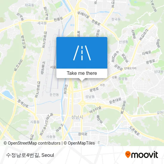수정남로4번길 map