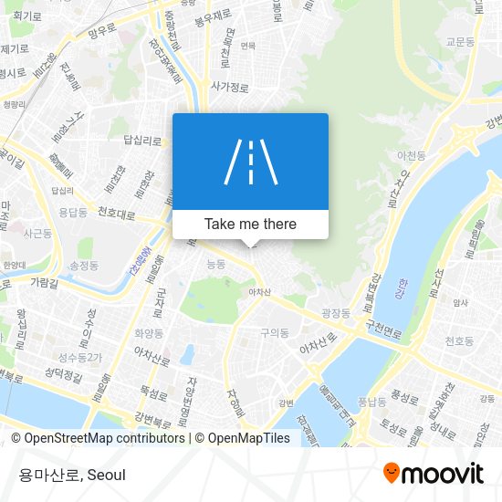 용마산로 map