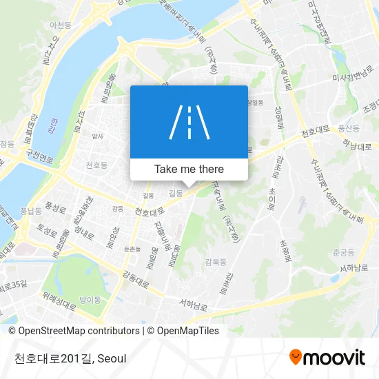 천호대로201길 map