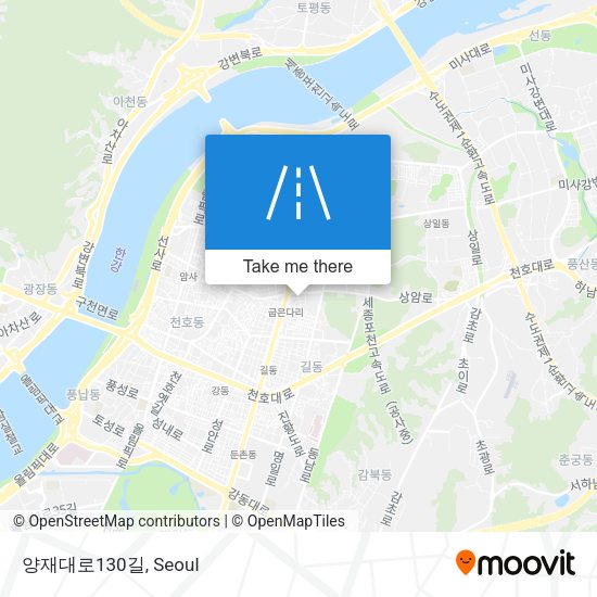 양재대로130길 map