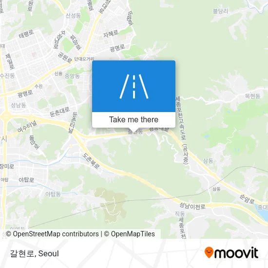 갈현로 map