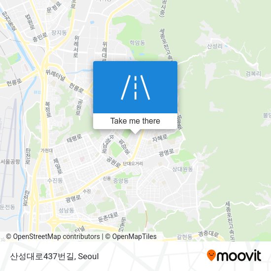 산성대로437번길 map