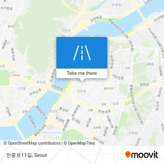 천중로11길 map