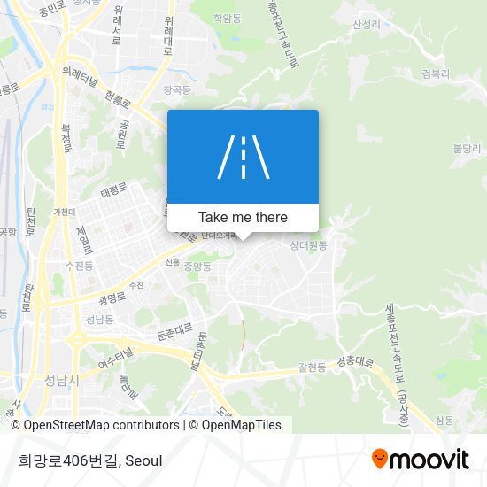 희망로406번길 map